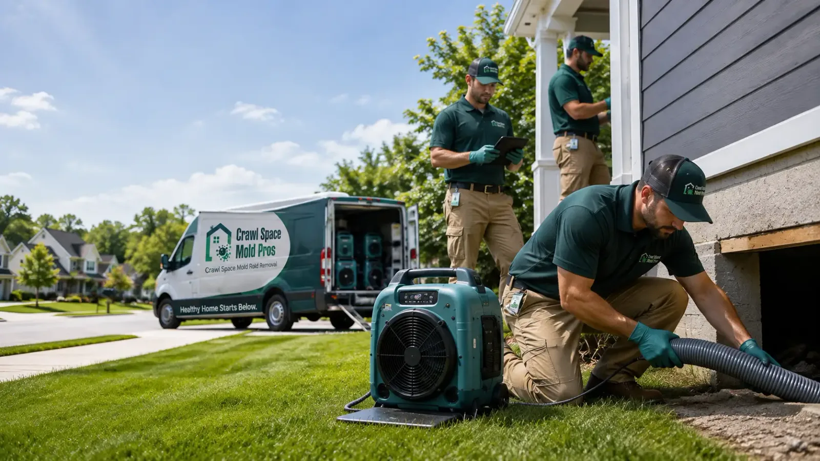 Crawl Space Mold Removal in Rolling Prairie, IN